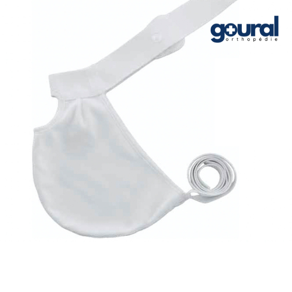 Suspensoir testiculaire Lux en tricot avec passage de verge
