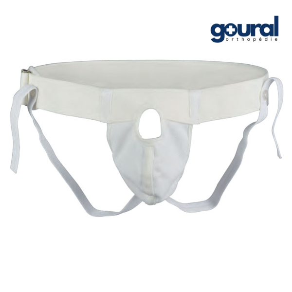 Suspensoir testiculaire Lux en tricot avec passage de verge