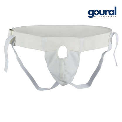 Suspensoir testiculaire Lux en tricot avec passage de verge