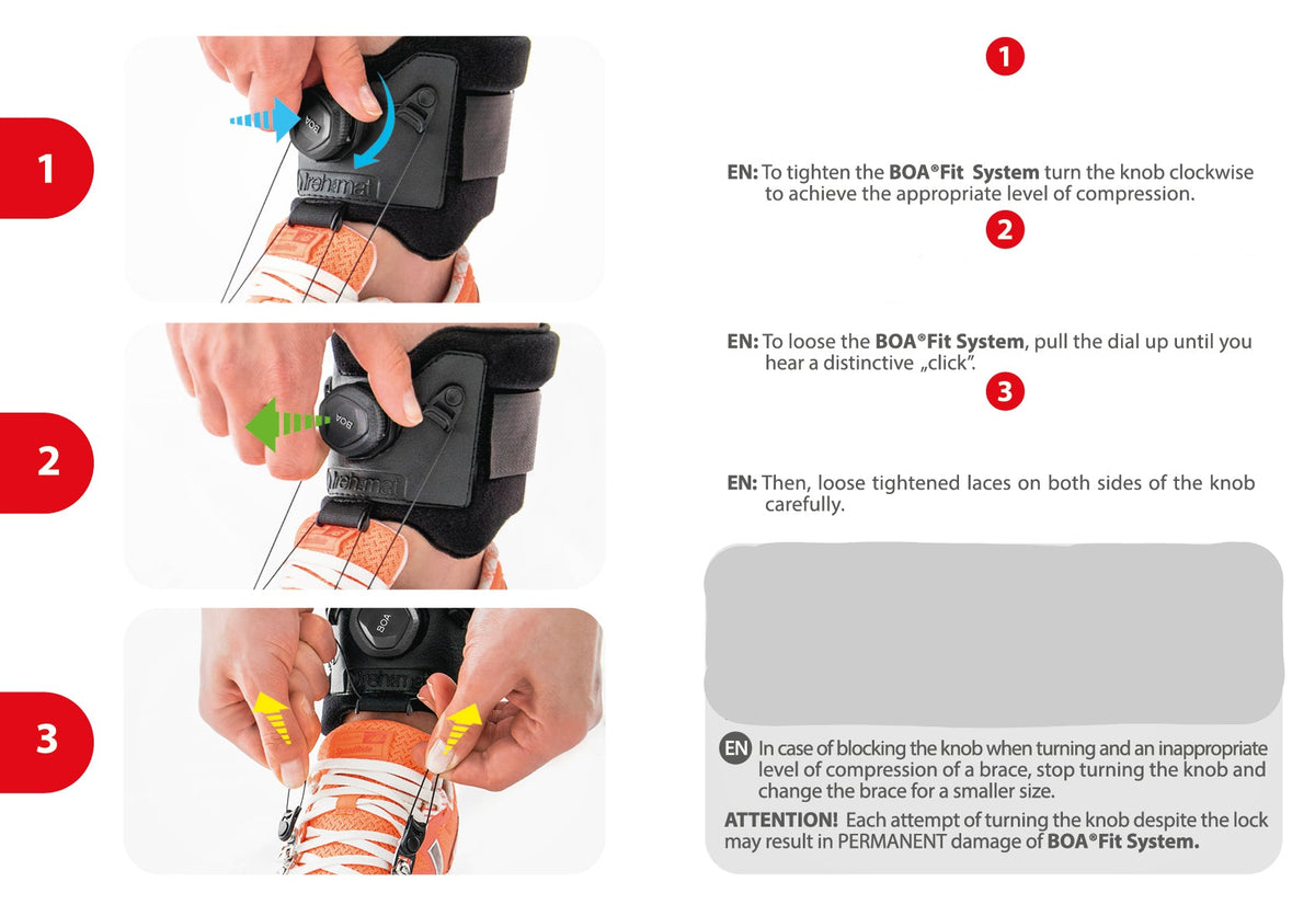 Releveur de pied RDP Boa Everlast