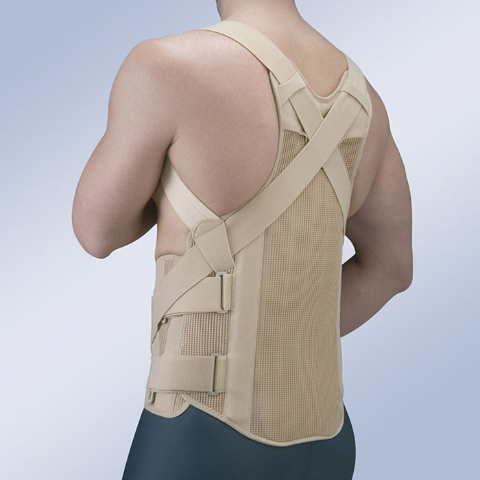 Lycra TLSO Orthosis With X-Back Panel And Crotch Strap