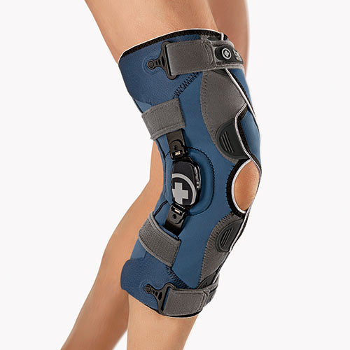 Attelle de genou indiquée pour la gonarthrose (arthrose du genou